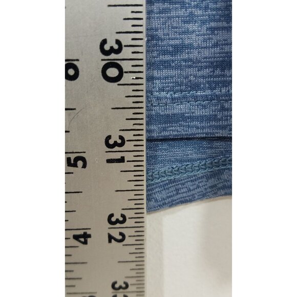 Under Armour Mens 2XL Blue Quarter-Zip Golf Pullover HeatGear Performance Top - Picture 5 of 9